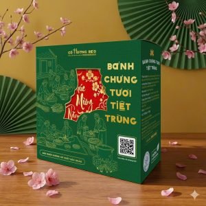 Bánh Chưng Tươi Cốm Non Tiệt Trùng